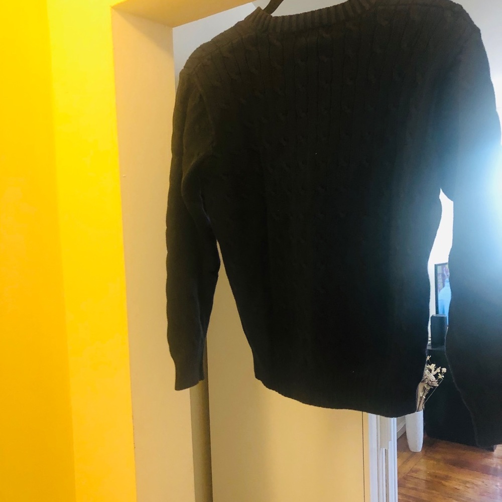 Size small navy blue polo sweater